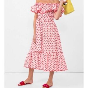 Lisa Marie Fernandez Mira off the shoulder eyelet dress